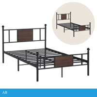 سرير لون اسود عدة مقاسات