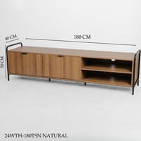 طاولة بلازما لون خشبي 160 او 180 سم