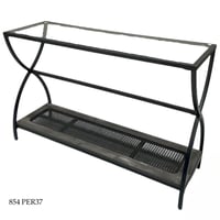 مدخل راتان وزجاج عدة ألوان