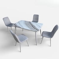 طقم طاوله طعام رخام 6و4كراسي عدة الوان