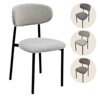 طقم 2 كرسي طعام وكوفي عدة ألوان