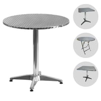 طاوله ألمونيوم 60و80سم عدة اشكال