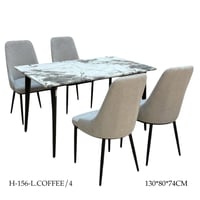 طقم طاولات طعام رخام 6و4كراسي عدة الوان