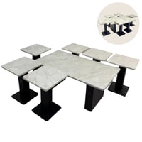 طقم طاولات وسط عدة ألوان