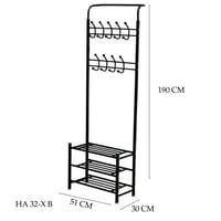 علاقة ملابس رفين عدة موديلات