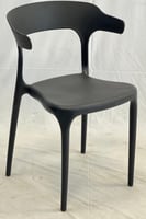 طقم 4 كراسي لون أسود