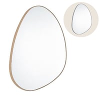 مرايا خشب 80سم عدة ألوان