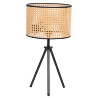 إنارة جانبية راتان أسود