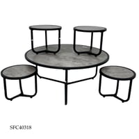 طقم طاولات خدمة عدة ألوان