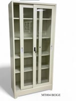 دولاب حديد زجاج سحاب عدة ألوان