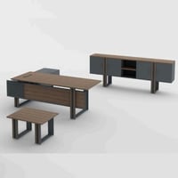 طقم مكتب مدراء بملحقاته 220و240سم