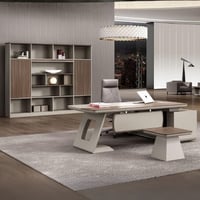 طقم مكتب مدراء 240سم مع ملحقاته