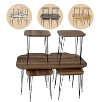 طقم طاولات عدة ألوان