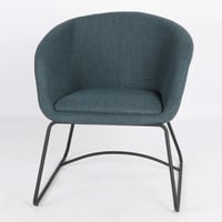 طقم 2 كراسي قماش عدة ألوان