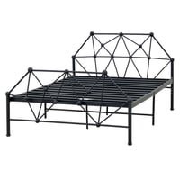 سرير 150*200 سم لون أسود