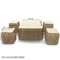 طقم طاولات خدمة عدة ألوان