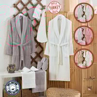 طقم روب حمام تركي 11قطعه عدة الوان