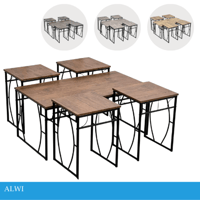طقم طاولات وسط وخدمة عدة الوان