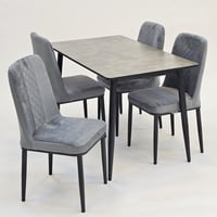 طقم طاولات طعام 4و6 كراسي عدة ألوان