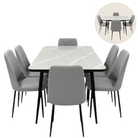 طقم طاولة طعام رخام 4و6 كراسي