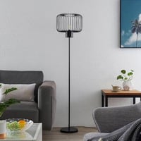 مصباح أرضي فخم أسود