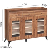 دولاب مودرن لون بني