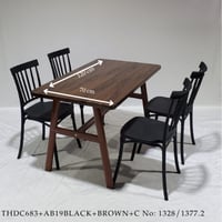 طقم طاولة و 4 كراسي عدة ألوان