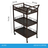 عربية تقديم حديد عدة ألوان