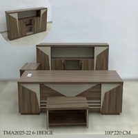 طقم مكتب مدراء 220سم عدة الوان