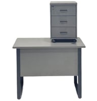 مكتب 120و140و160 سم مع أدراج عدة الوان