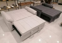 كنبه سرير رمادي