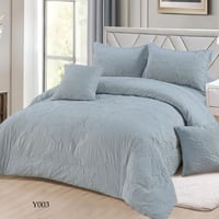 طقم مفرش سرير جاكارو 6 قطعه عدة ألوان