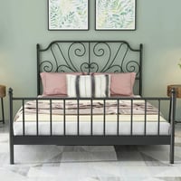 سرير حديد أسود 120و90سم