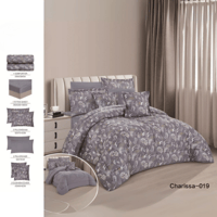 طقم مفرش نفرين 8قطع عدة الوان