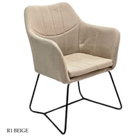 طقم 2 كراسي قماش عدة ألوان