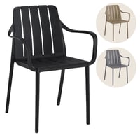 طقم 2 كرسي بلاستيك عدة ألوان