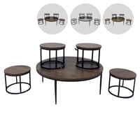 طقم طاولات و خدمة أرضي عدة ألوان