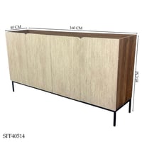 بوفيه خشب عدة ألوان