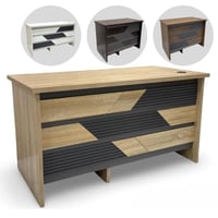 مكتب مودرن مع ادراج 100و120و140 سم عدة الوان