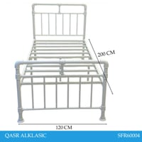 سرير ابيض 90و120 سم