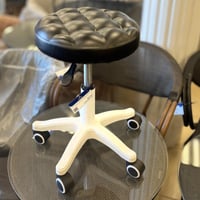 طقم 4 كراسي جلد دوار عدة الوان