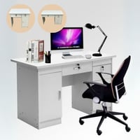 مكاتب ميلانين ابيض عدة مقاسات