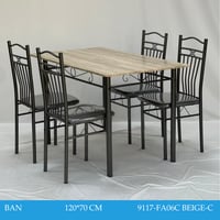 طقم طاولات طعام 4كراسي عدة الوان