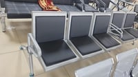 كراسي انتظار ثلاثي جلد عدة ألوان