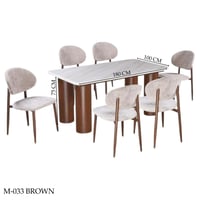 طقم طاولة طعام رخام 4و6 كراسي عدة ألوان