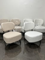 كرسي بوكليه أبيض