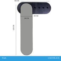 مرايا جدارية مع علاقة لون أسود