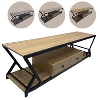 طاولة بلازما خشب 160و180 سم عدة ألوان