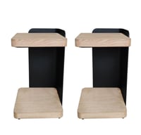 طقم طاولة وسط خشب