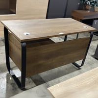 مكتب مع أدراج 120 و140 سم بني غامق